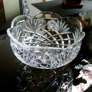 NORITAKE CRYSTAL 5"H 8" D BOWL